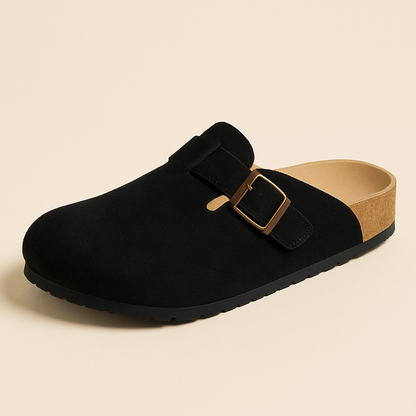Averna Suede Clogs