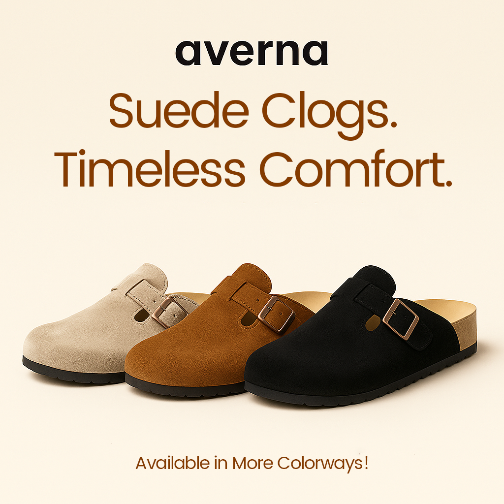 Averna Suede Clogs